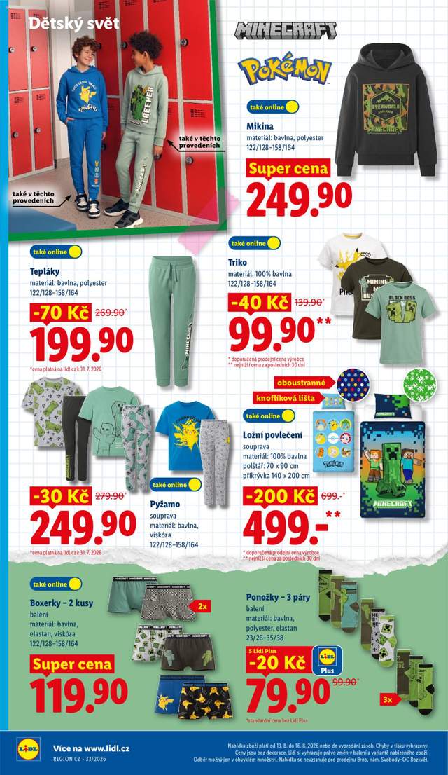 Nový Lidl leták od 13.08.