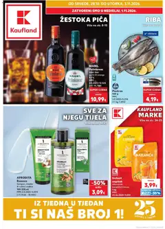 Pregled letka Kaufland Katalog trgovine Kaufland vrijedi od 28.10.2026