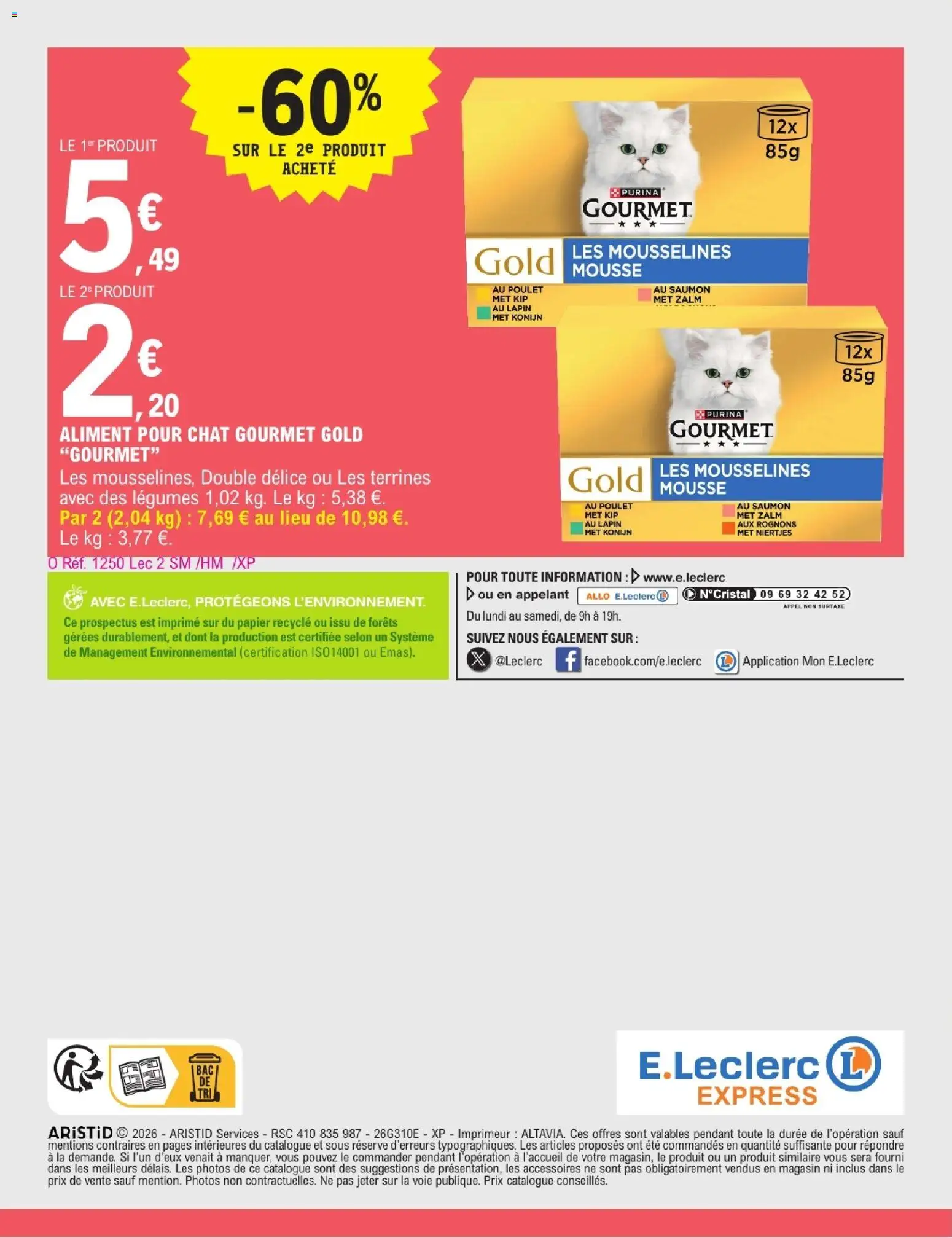 Prévisualisation de E.Leclerc Express Plein pouvoirs d'achat du magasin E.Leclerc formulaire valide 27/10/2026