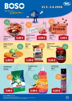 Pregled letka Boso Katalog trgovine Boso vrijedi od 21.05.2026