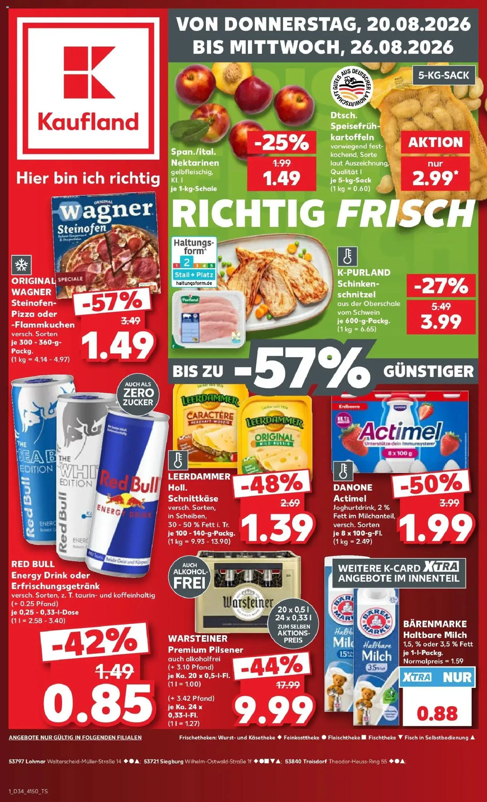 Vorschau von dem Prospekt des Geschäftes Kaufland, gültig ab dem 20.08.2026