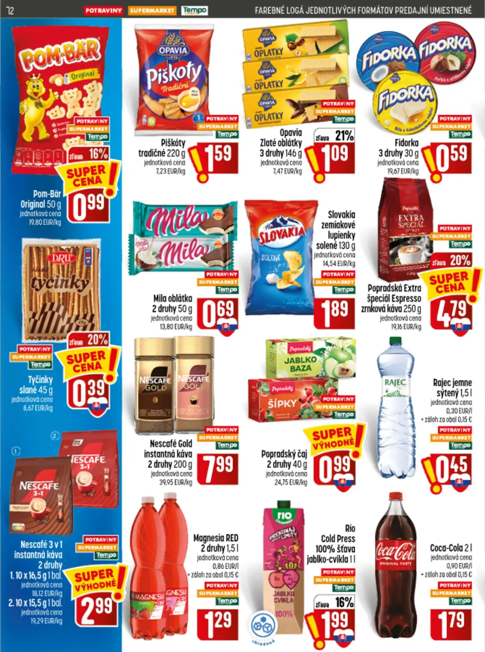 Náhľad COOP Jednota letáku platného od 10.09.2026 - Káva, Rajec, Čaj, Cvikla, Nescafé Gold, Magnesia, Oblátky, Šťava