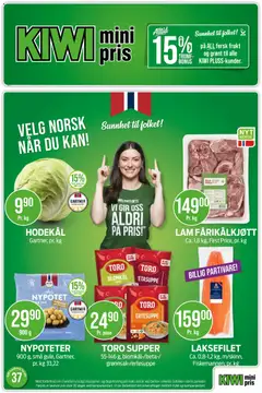 Forhåndsvis Kiwi kundeavis fra butikk Kiwi gyldig fra 07/09/2026
