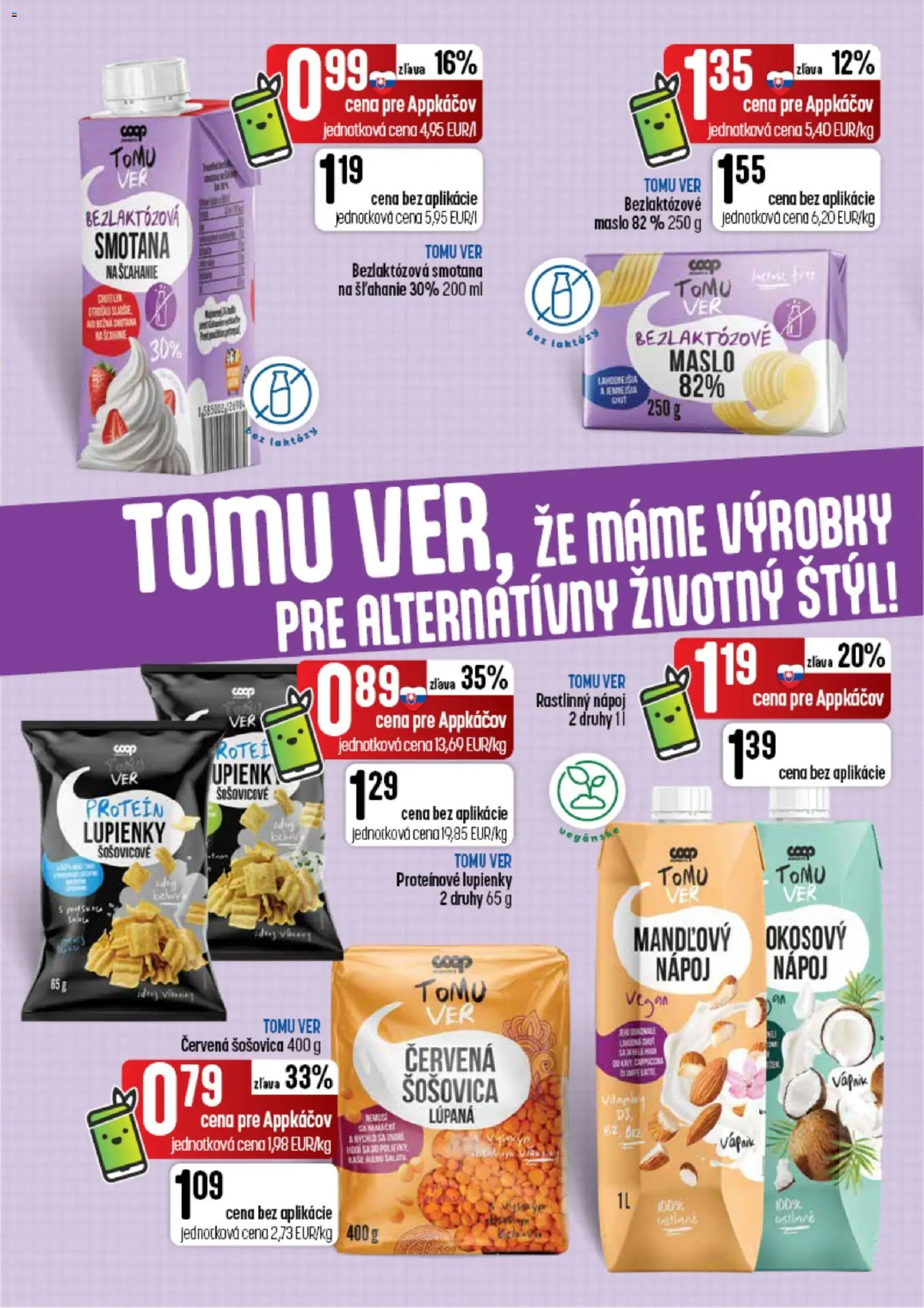 Náhľad COOP Jednota letáku platného od 10.09.2026 - Maslo, Protein, Smotana, Šošovica