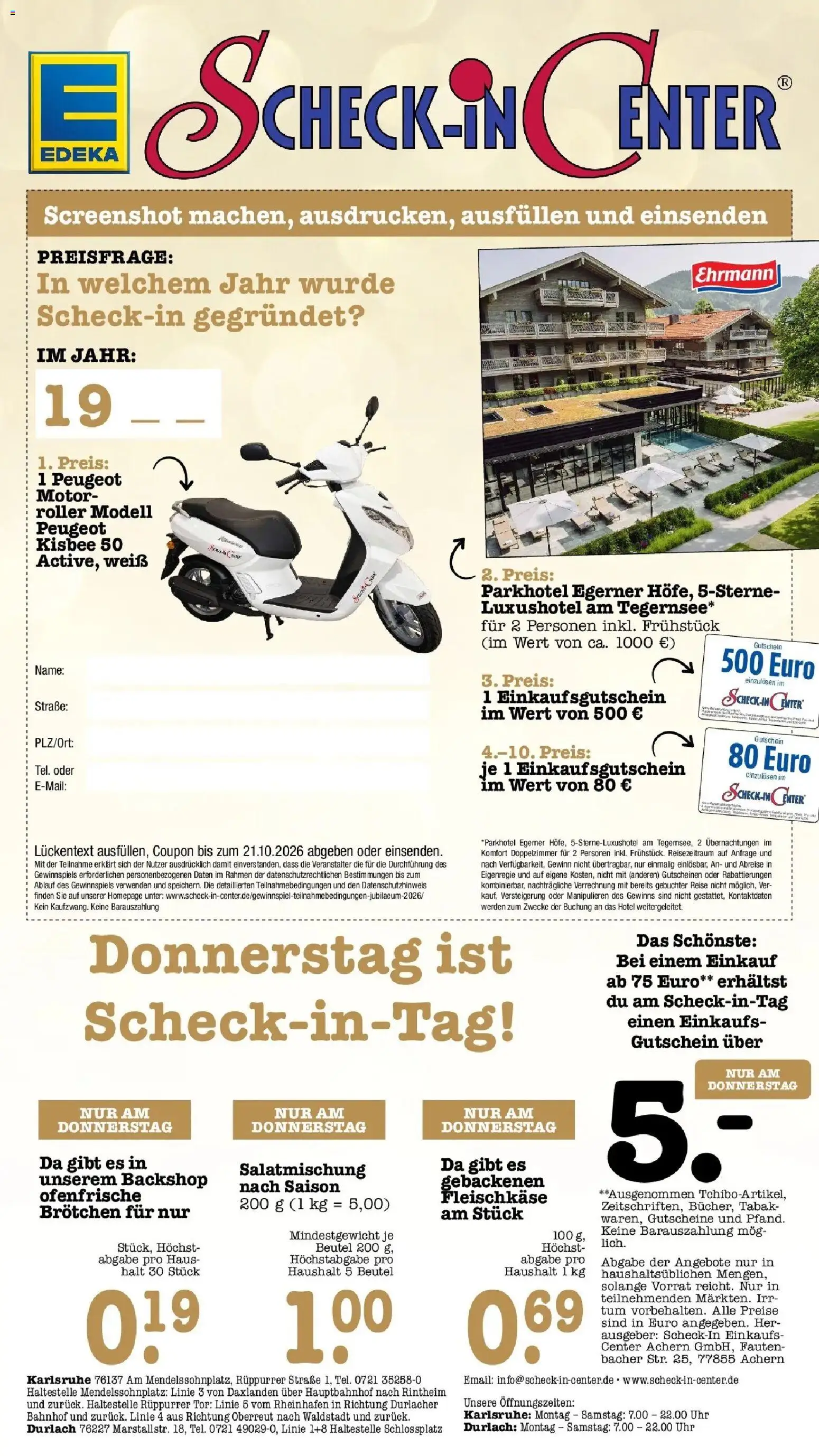 Vorschau von dem Prospekt des Geschäftes E center, gültig ab dem 12.10.2026