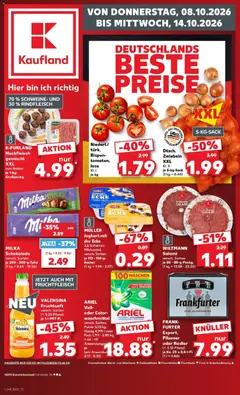 Vorschau von dem Prospekt des Geschäftes Kaufland, gültig ab dem 08.10.2026