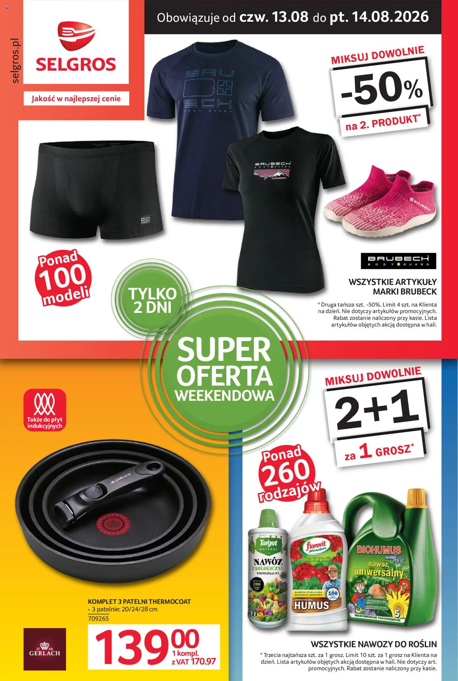 Pogląd gazetki "Selgros cash&carry gazetka - Oferta weekendowa" ze sklepu Selgros cash&carry ważnej od 13.08.2026