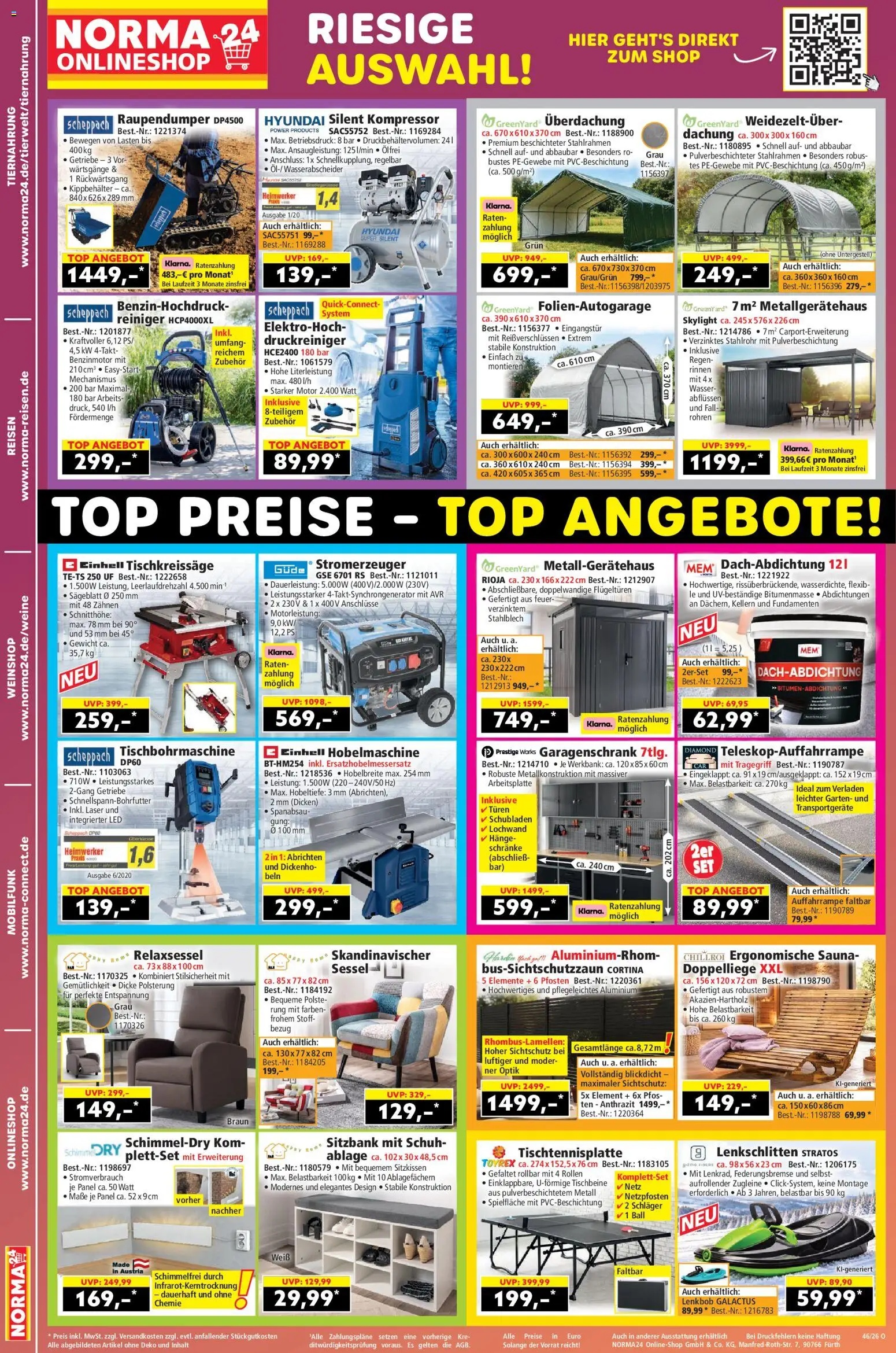 Vorschau von dem Prospekt des Geschäftes Norma, gültig ab dem 09.11.2026
