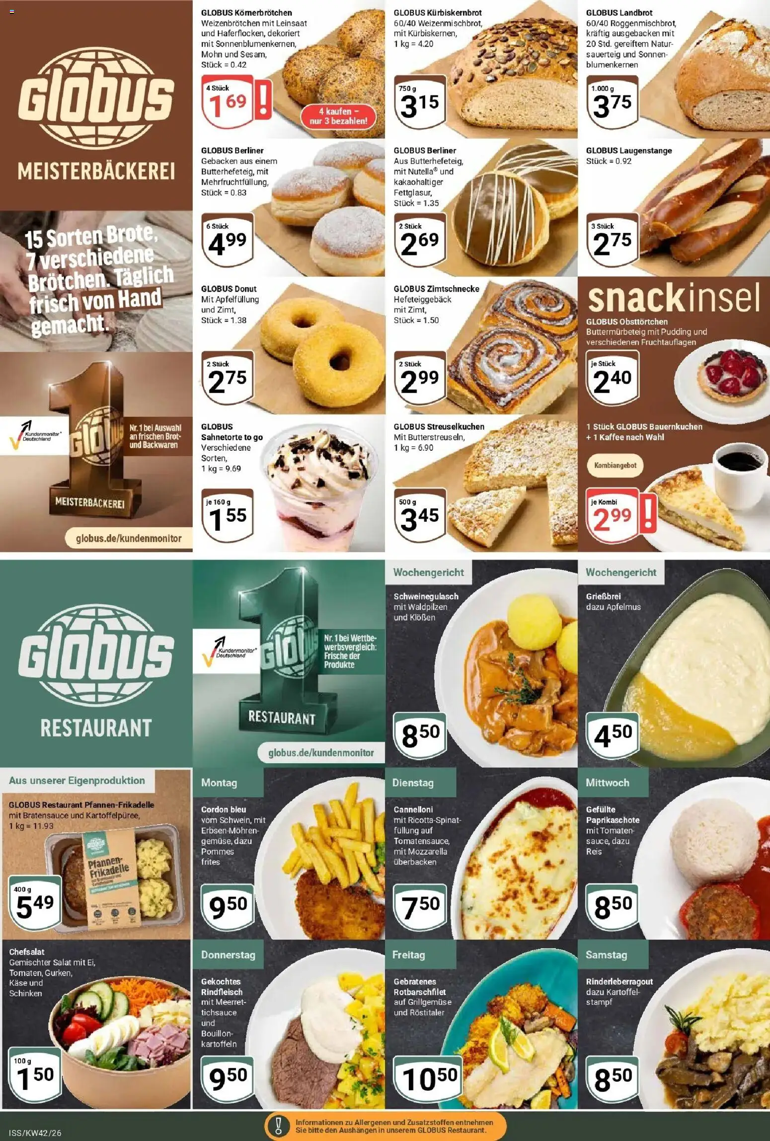 Vorschau von dem Prospekt des Geschäftes Globus, gültig ab dem 12.10.2026