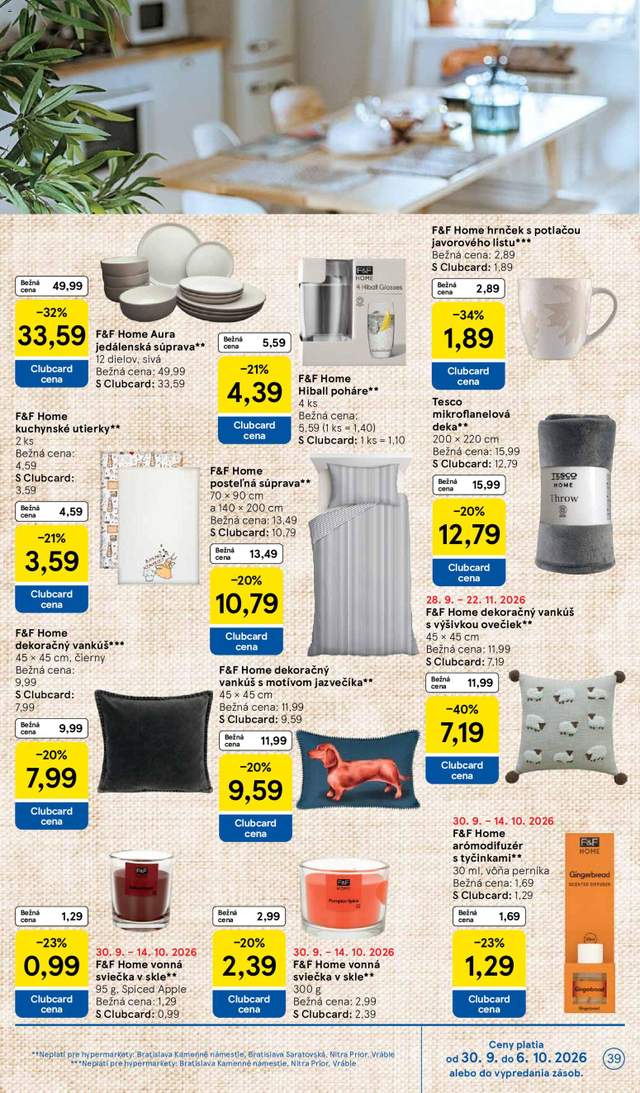 Nový Tesco leták od 30.09.