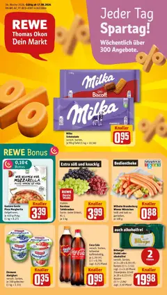 Vorschau von dem Prospekt des Geschäftes Rewe, gültig ab dem 17.08.2026