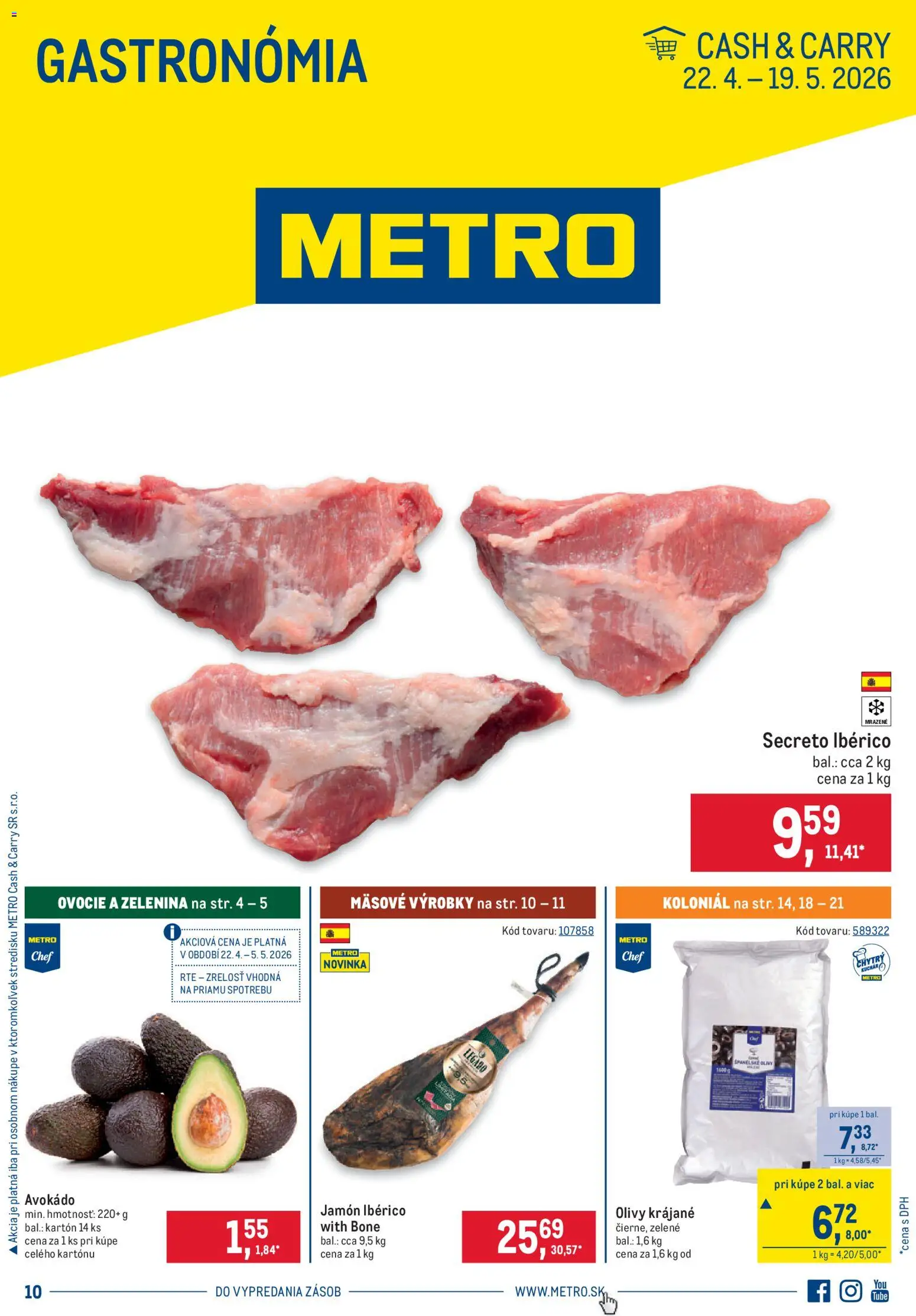 Náhľad Metro letáku platného od 22.04.2026