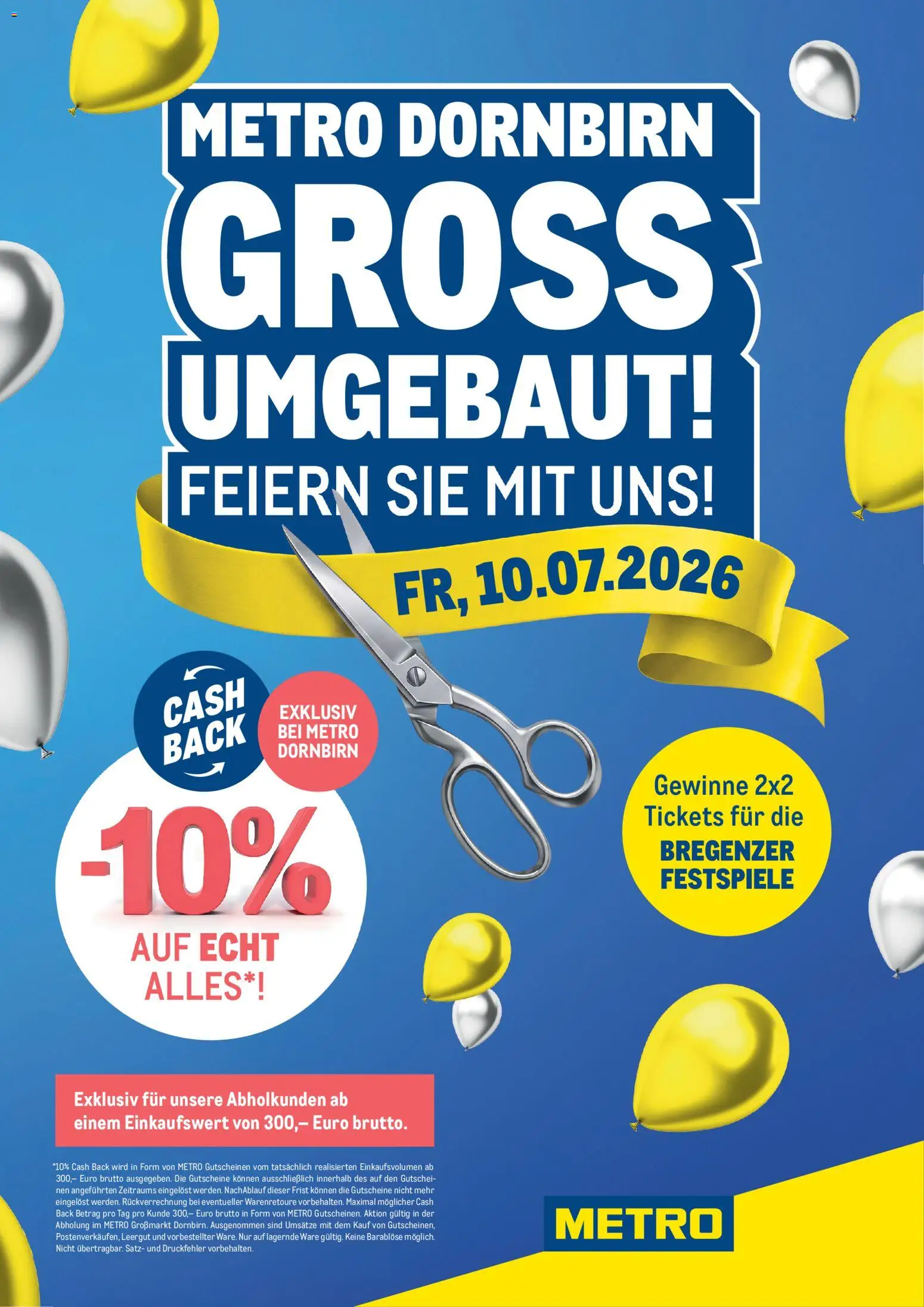 Vorschau der Angebote: Metro Metro angebote Dornbirn Groß Umgebaut gültig ab 10.07.2026