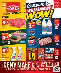 Pogląd gazetki "Topaz gazetka - Ceny małe na stałe" ze sklepu Topaz ważnej od 10.09.2026