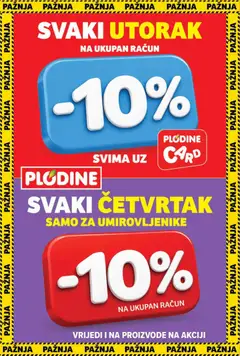 Pregled letka Plodine Katalog trgovine Plodine vrijedi od 21.10.2026