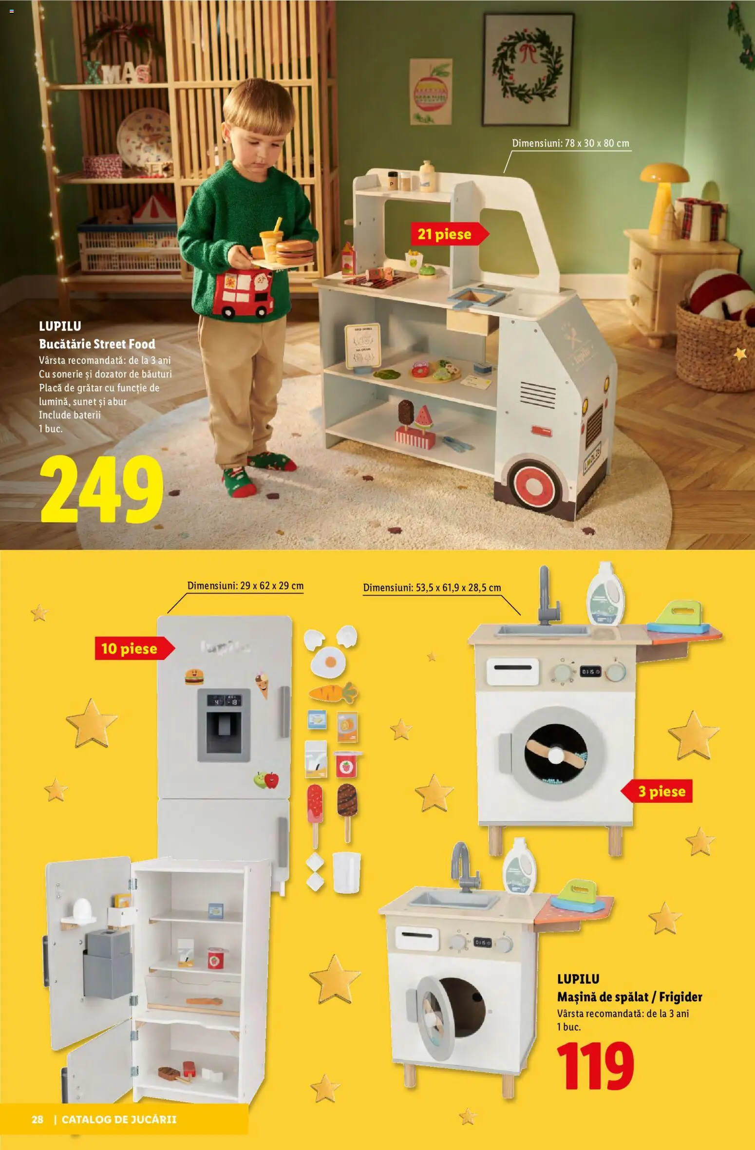 Previzualizarea de cataloage: Lidl Lidl Catalog De jucării valabil de la 02.11.2026 - Mașină De Spălat, Frigider, Grătar, Bucătărie, Baterii, Sonerie, Dozator de băuturi