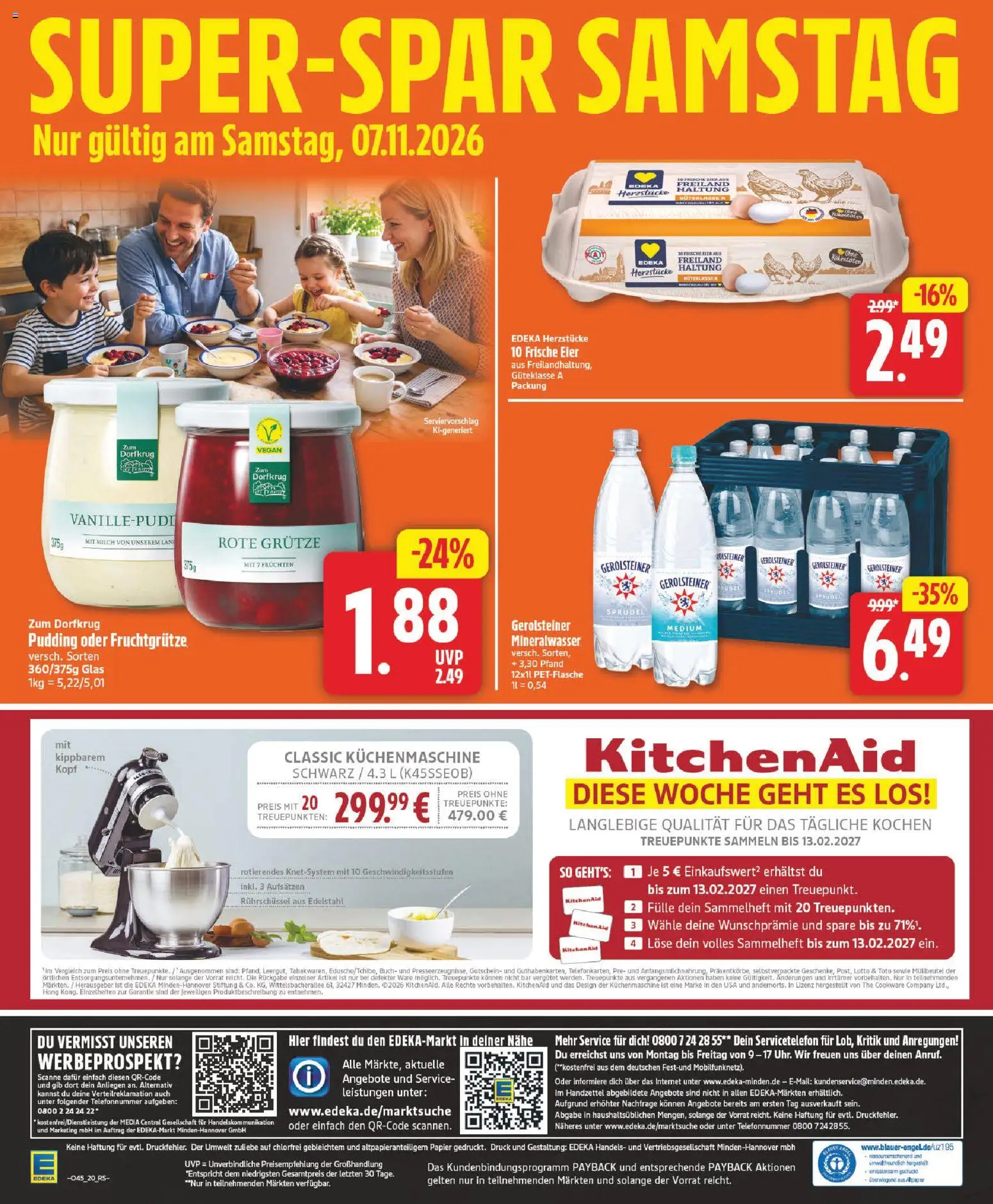 Vorschau von dem Prospekt des Geschäftes Edeka, gültig ab dem 02.11.2026