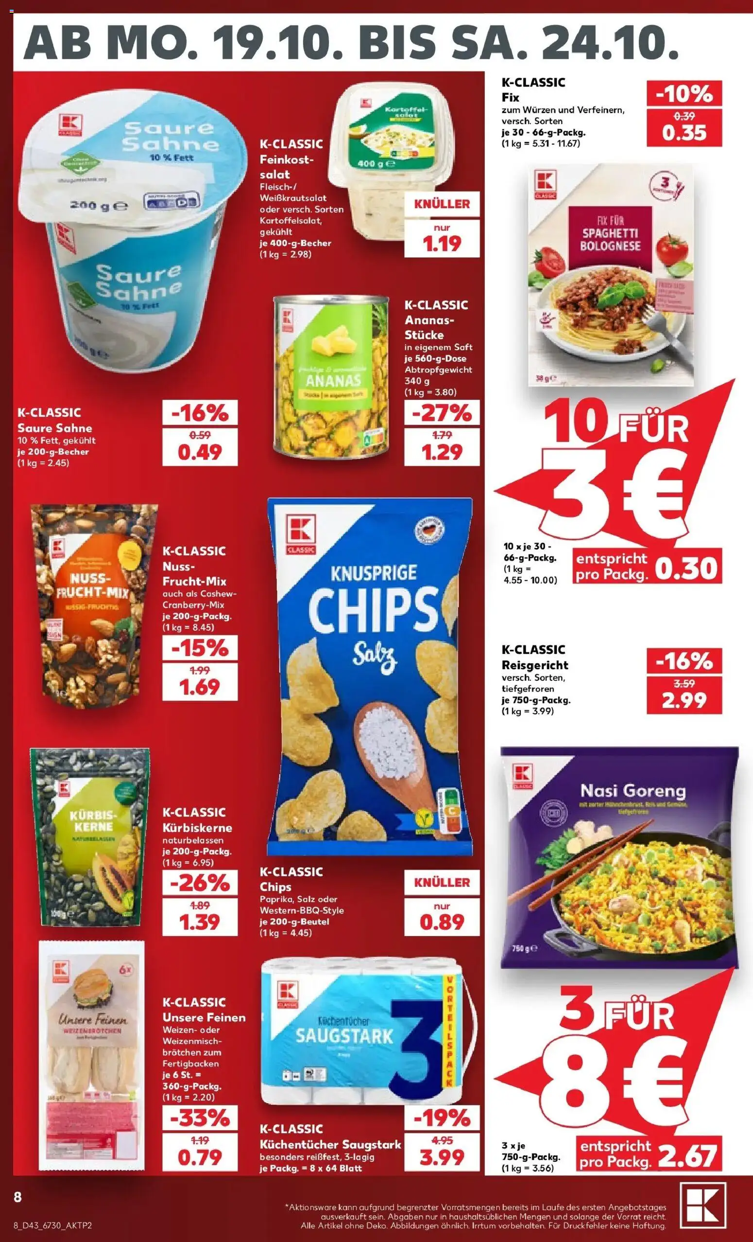 Vorschau von dem Prospekt des Geschäftes Kaufland, gültig ab dem 19.10.2026