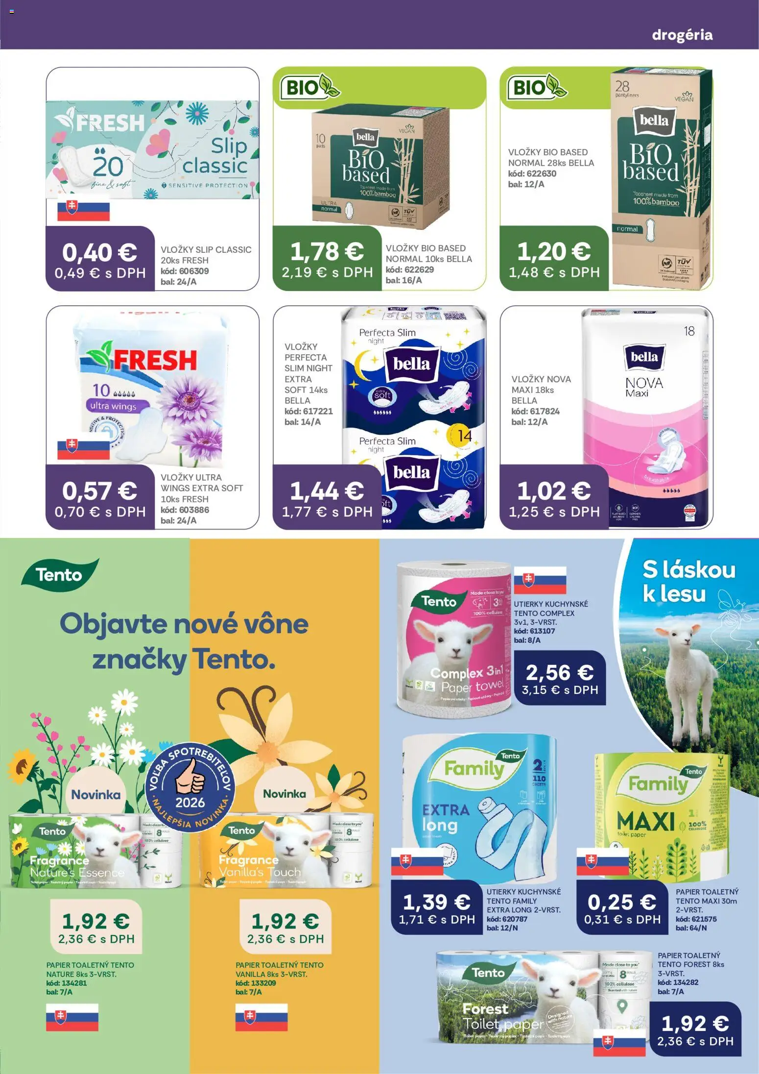 Náhľad Labaš letáku platného od 11.09.2026 - Toaletný papier, Utierky