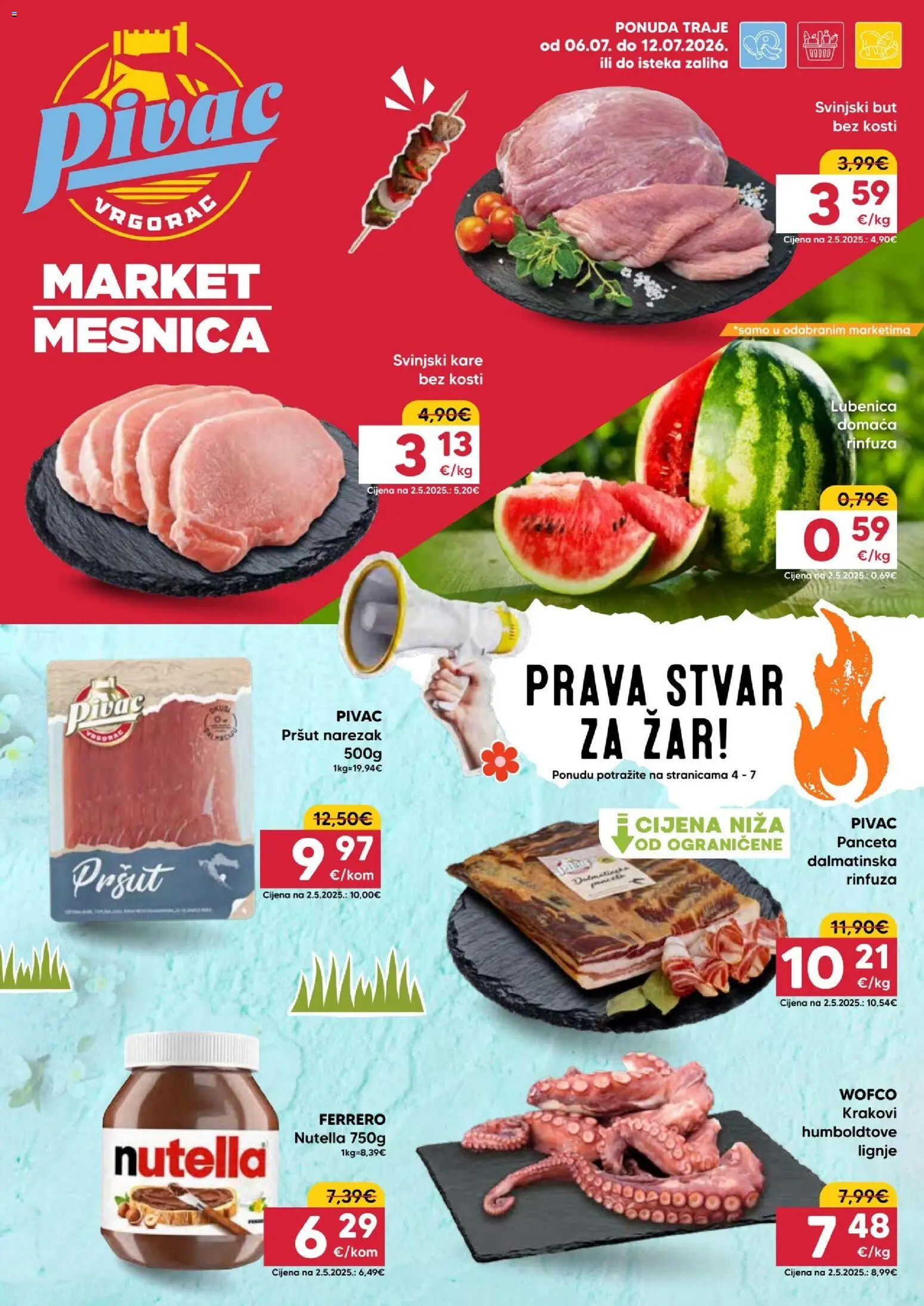 Pregled letka Pivac Katalog trgovine Pivac vrijedi od 06.07.2026