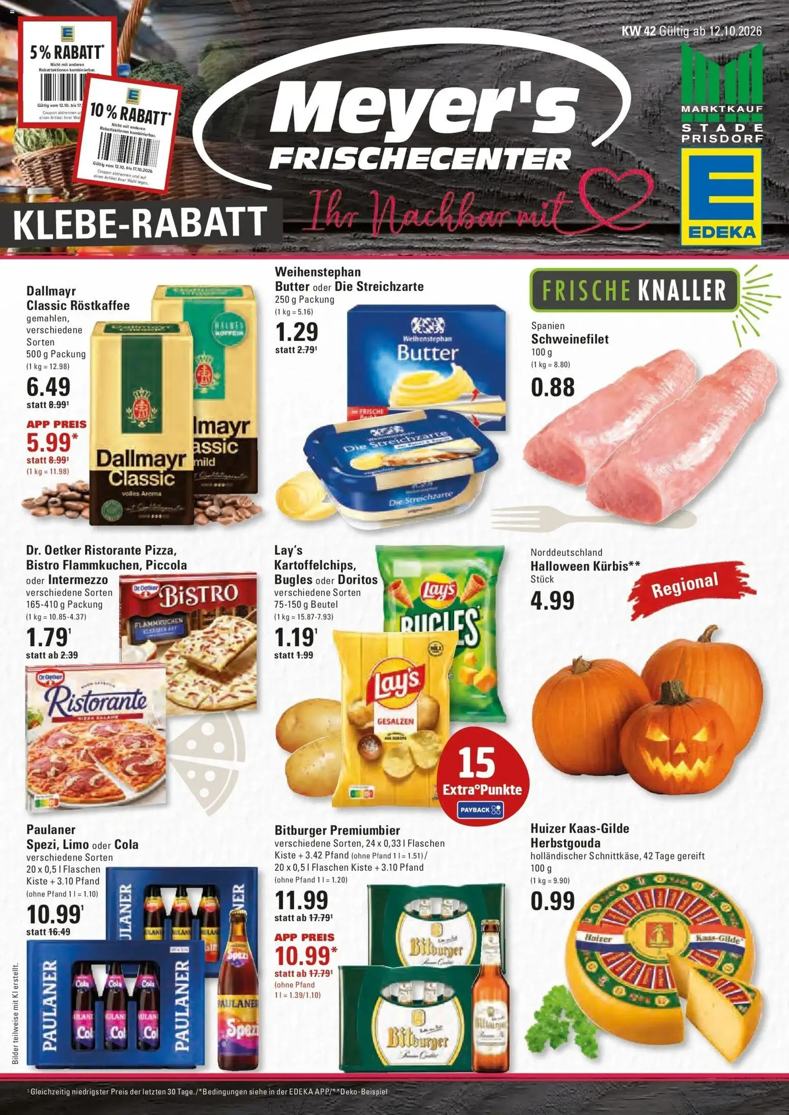 Vorschau von dem Prospekt des Geschäftes Edeka, gültig ab dem 12.10.2026