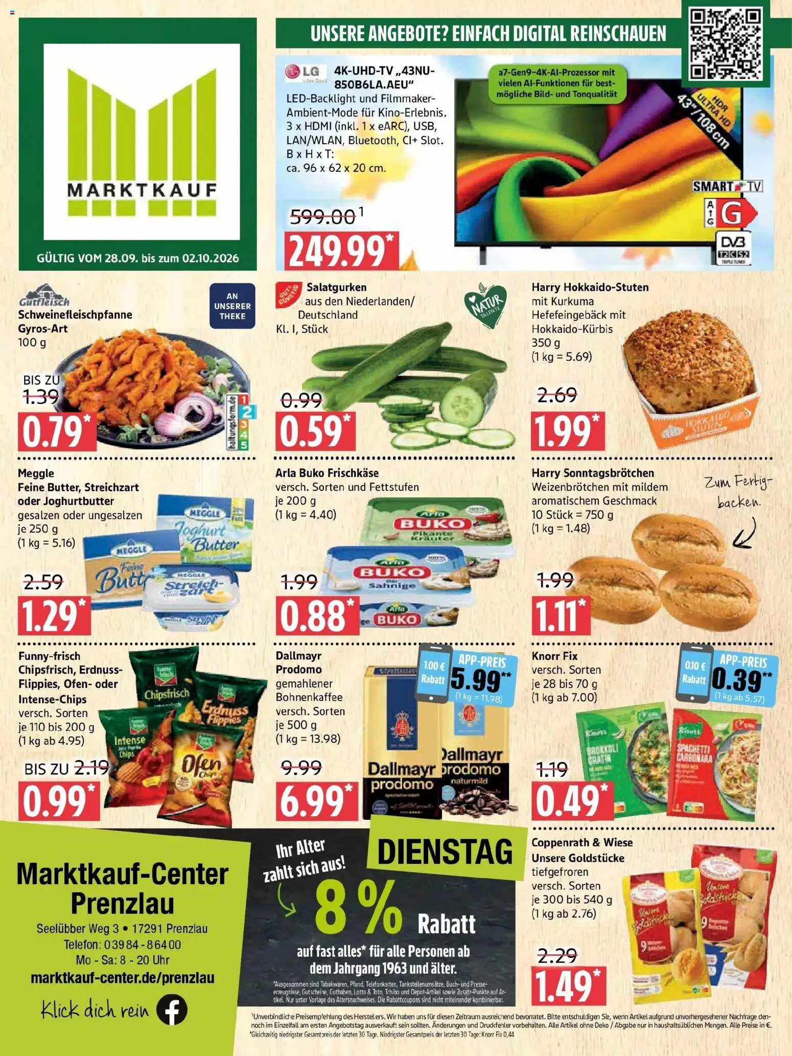Vorschau von dem Prospekt des Geschäftes Marktkauf, gültig ab dem 28.09.2026