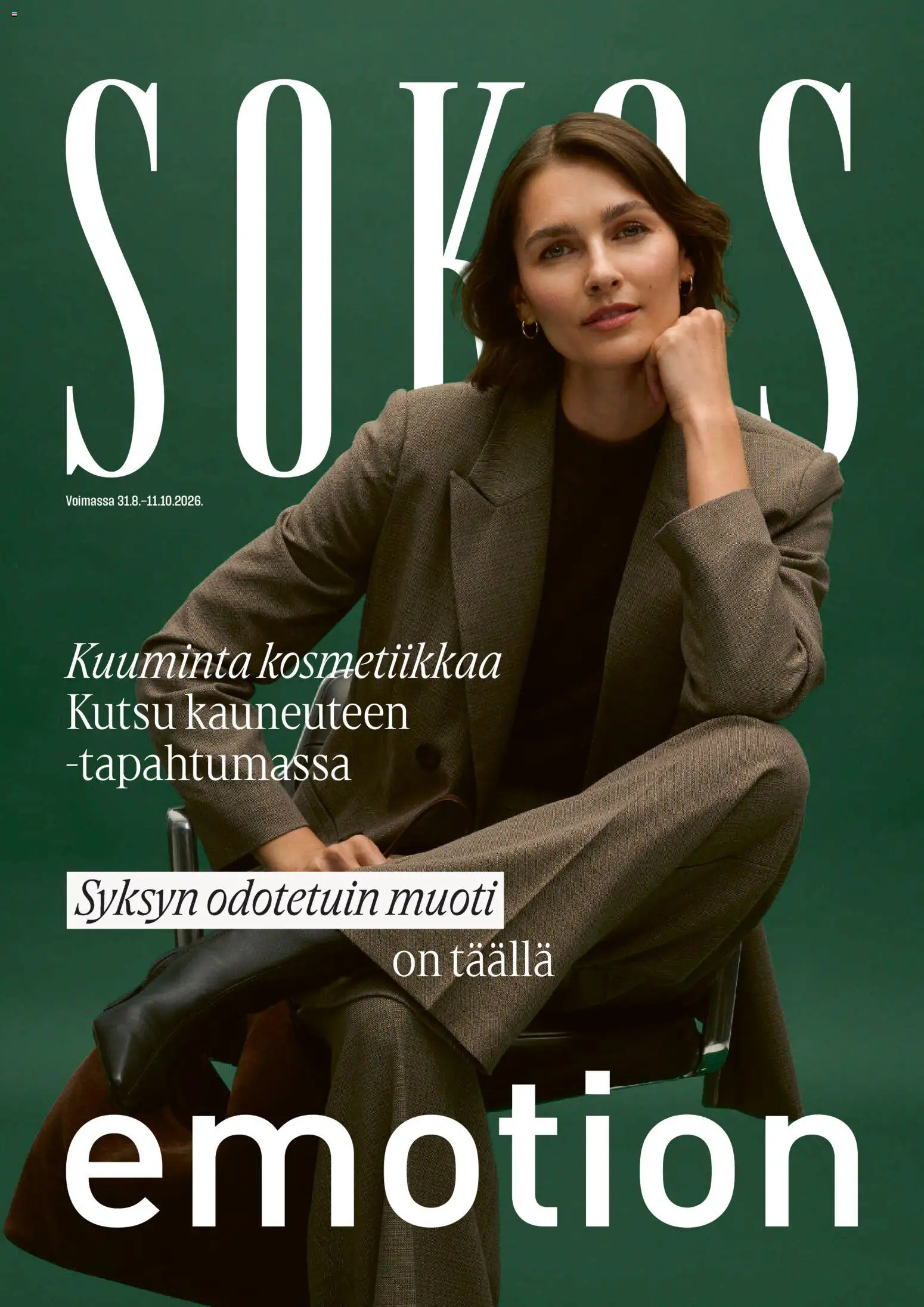 Kaupan Sokos Sokos tarjoukset - Emotion esikatselu, voimassa 31/08/2026