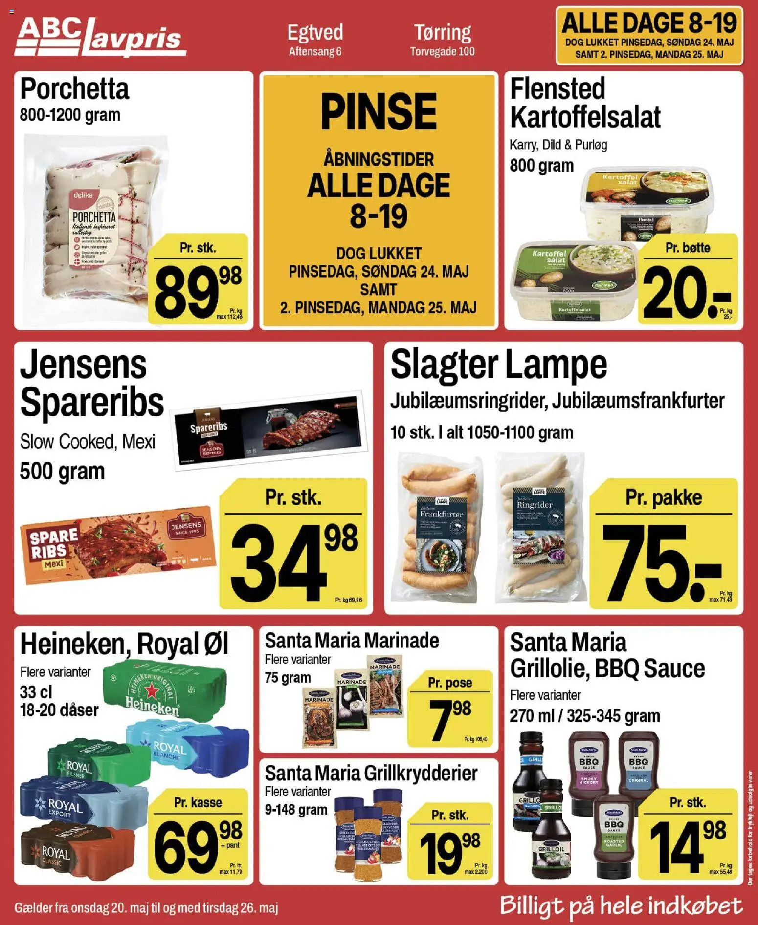 Eksempel på tilbudsavis Abc Lavpris - Egtved fra butik Abc Lavpris gyldig fra 20/05/2026
