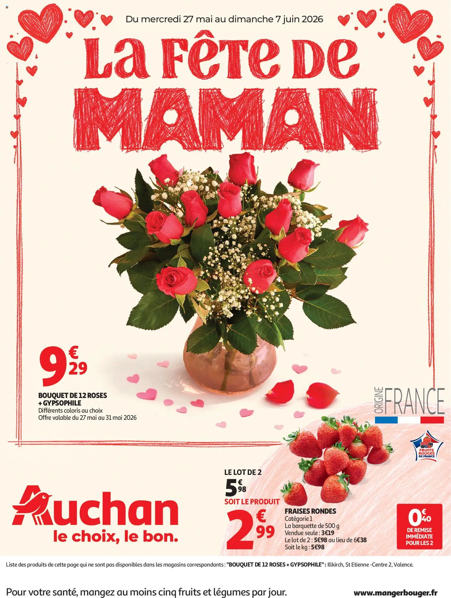 Voorbeeld van Auchan Promos XXL halles hypers van winkel Auchan geldig vanaf 27/05/2026