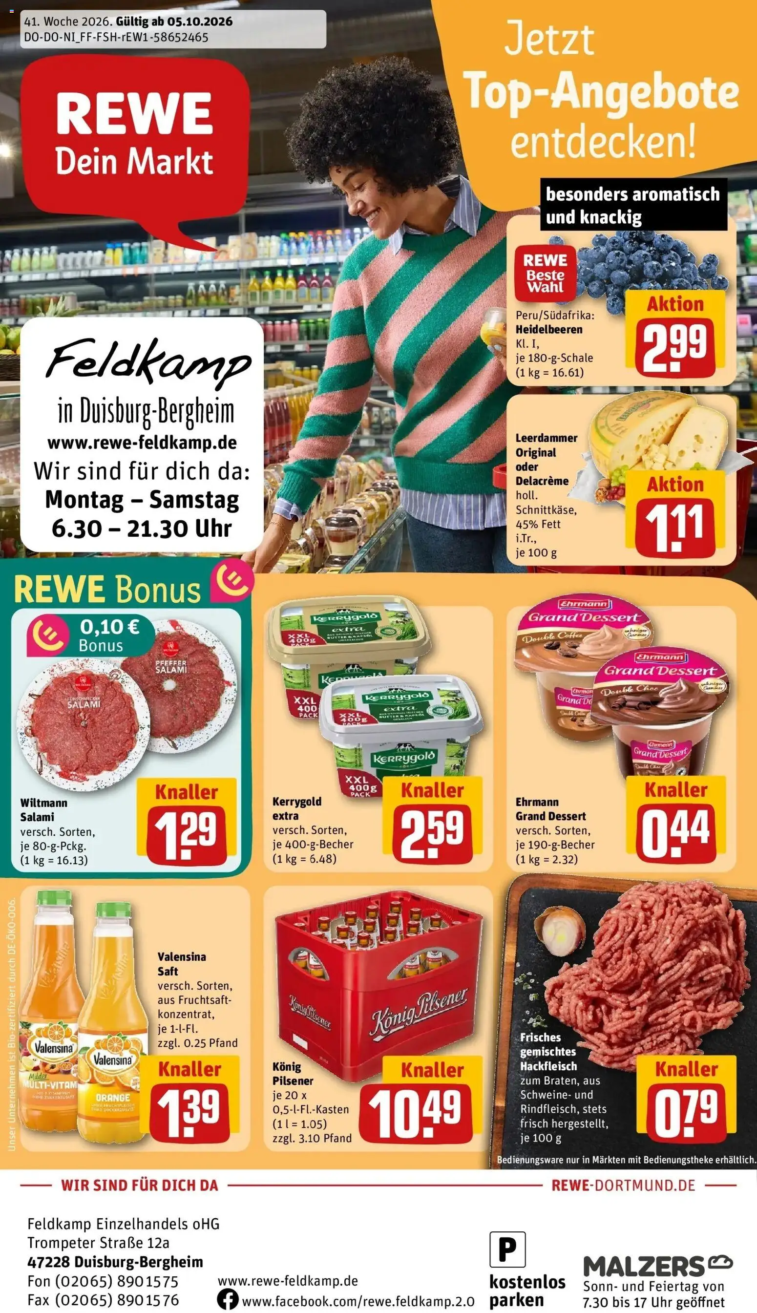 Vorschau von dem Prospekt des Geschäftes Rewe, gültig ab dem 05.10.2026