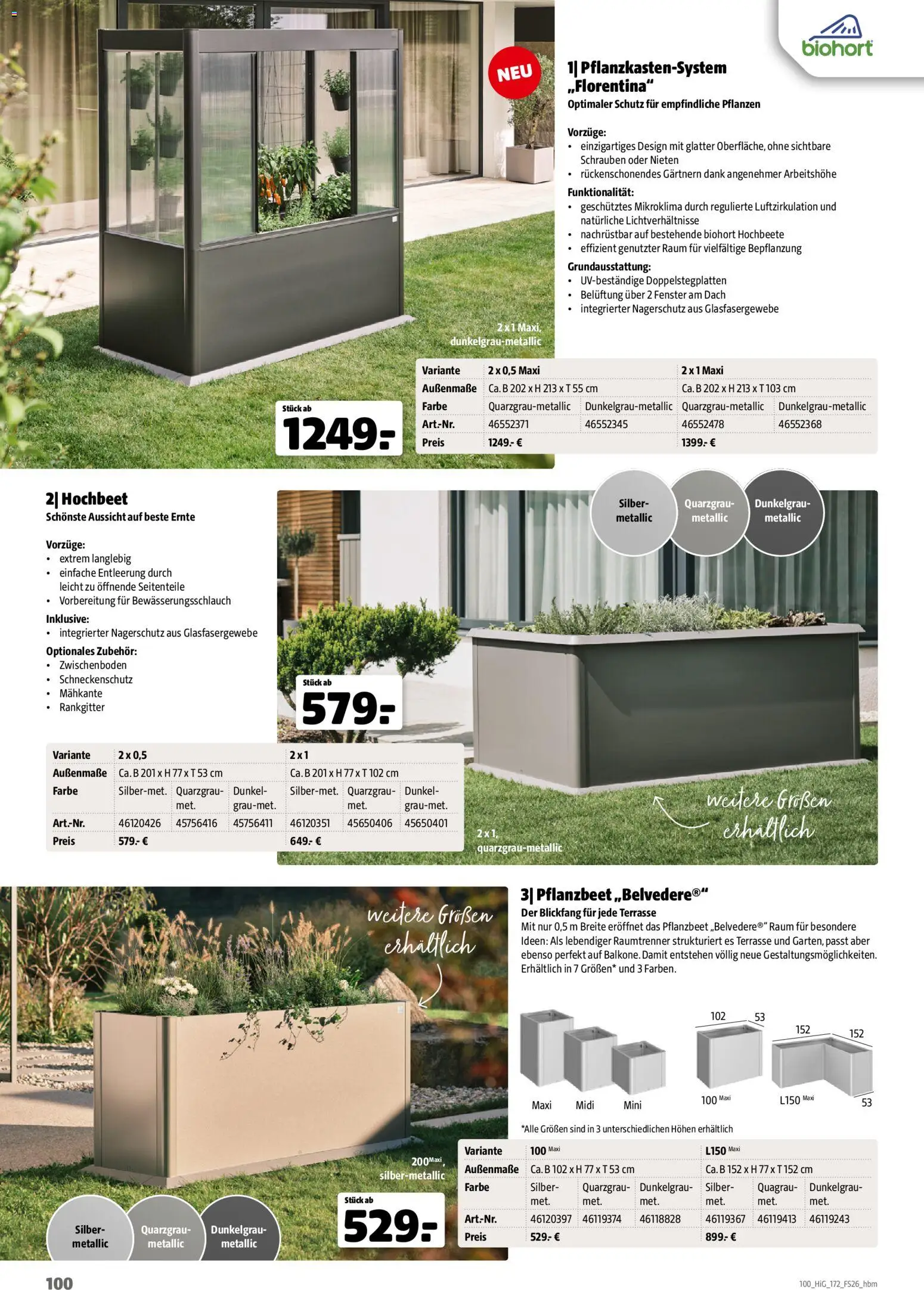 Vorschau von dem Prospekt des Geschäftes Hagebau, gültig ab dem 02.03.2026 - Hochbeet