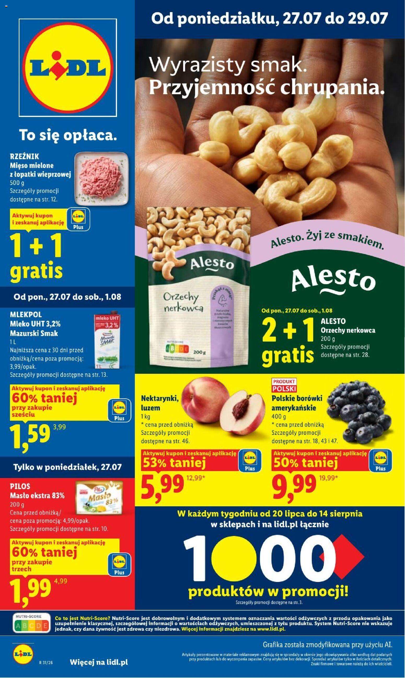 Nowa gazetka Lidl 27.07.
