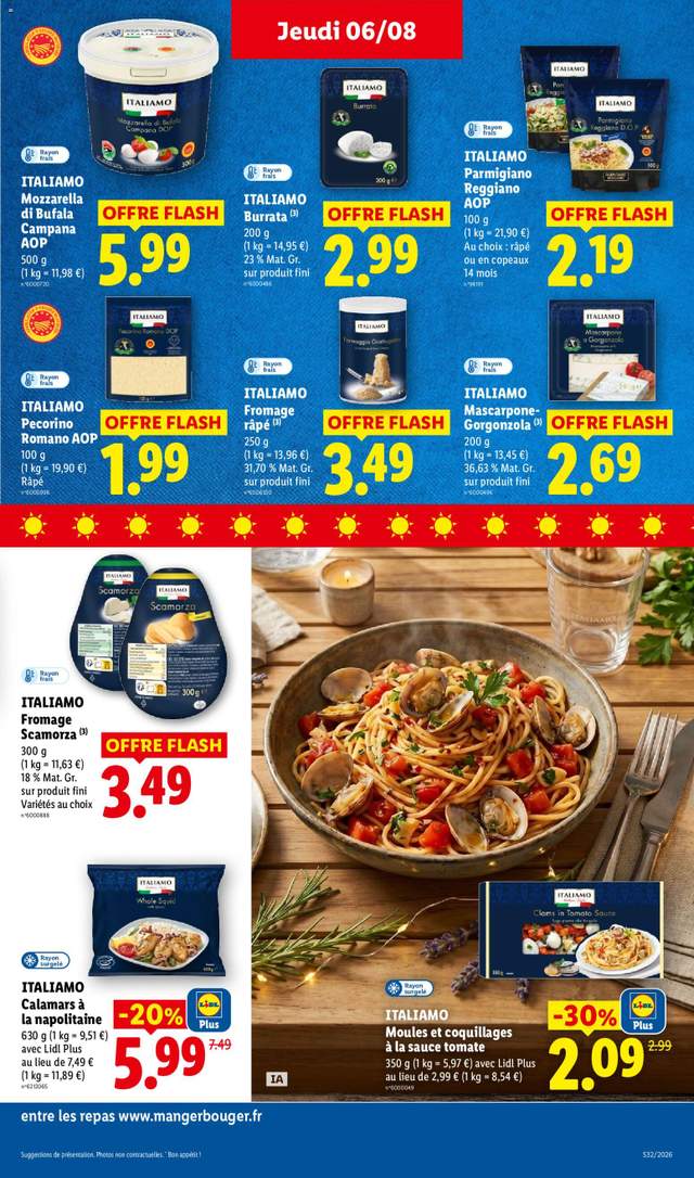 Nouveau catalogue Lidl à partir du 06/08