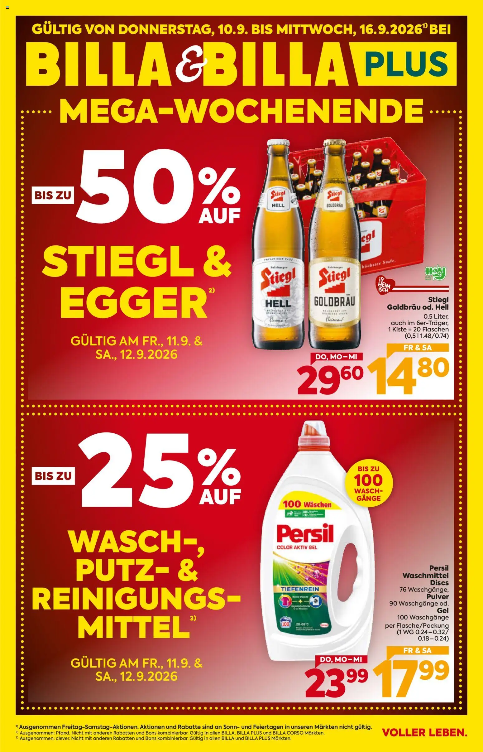 Vorschau der Angebote: Billa Billa - Flugblatt gültig ab 10.09.2026