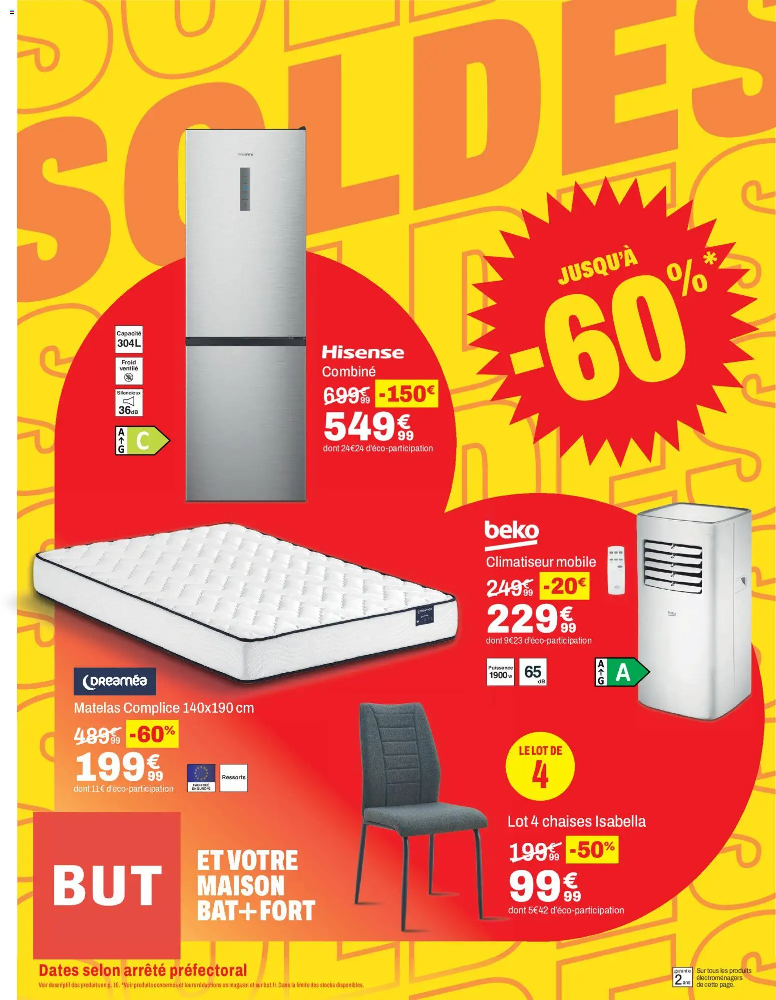 Prévisualisation de But catalogue du magasin But formulaire valide 23/06/2026 - Chaises, Matelas, Climatiseur