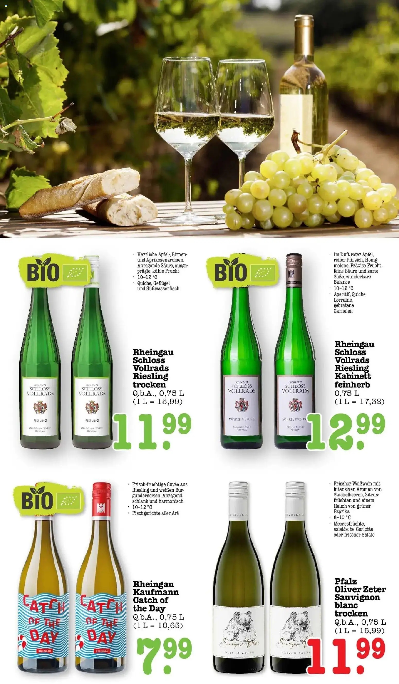 Vorschau von dem Prospekt des Geschäftes Edeka, gültig ab dem 26.10.2026 - Gerichte, Garnelen, Paprika, Weißwein, Duft