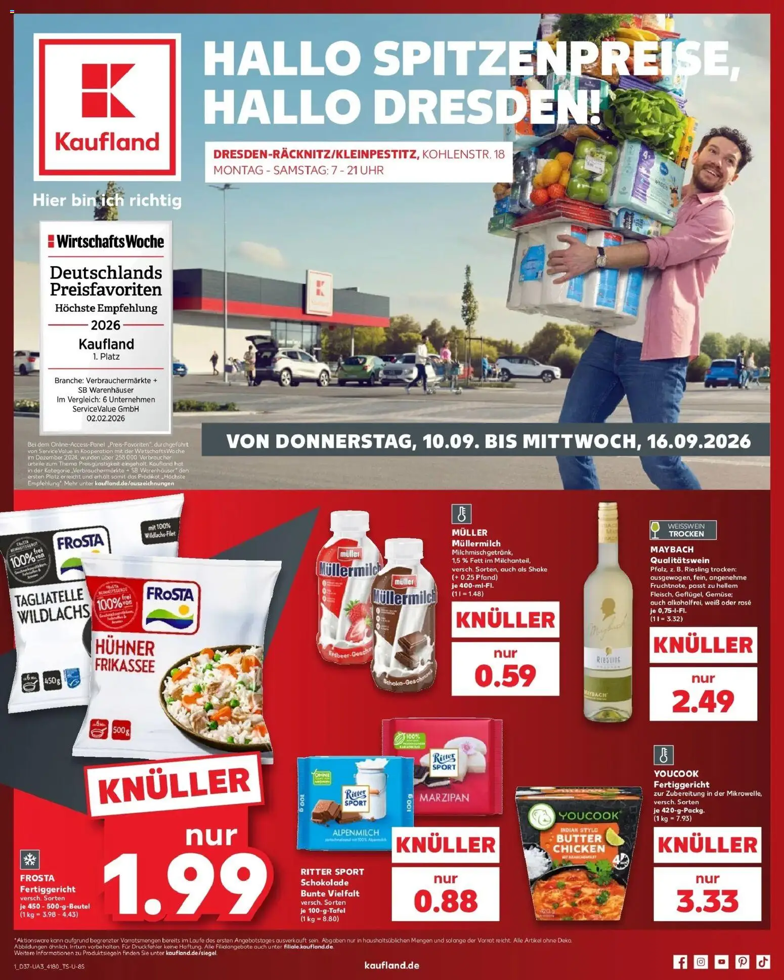 Vorschau von dem Prospekt des Geschäftes Kaufland, gültig ab dem 10.09.2026
