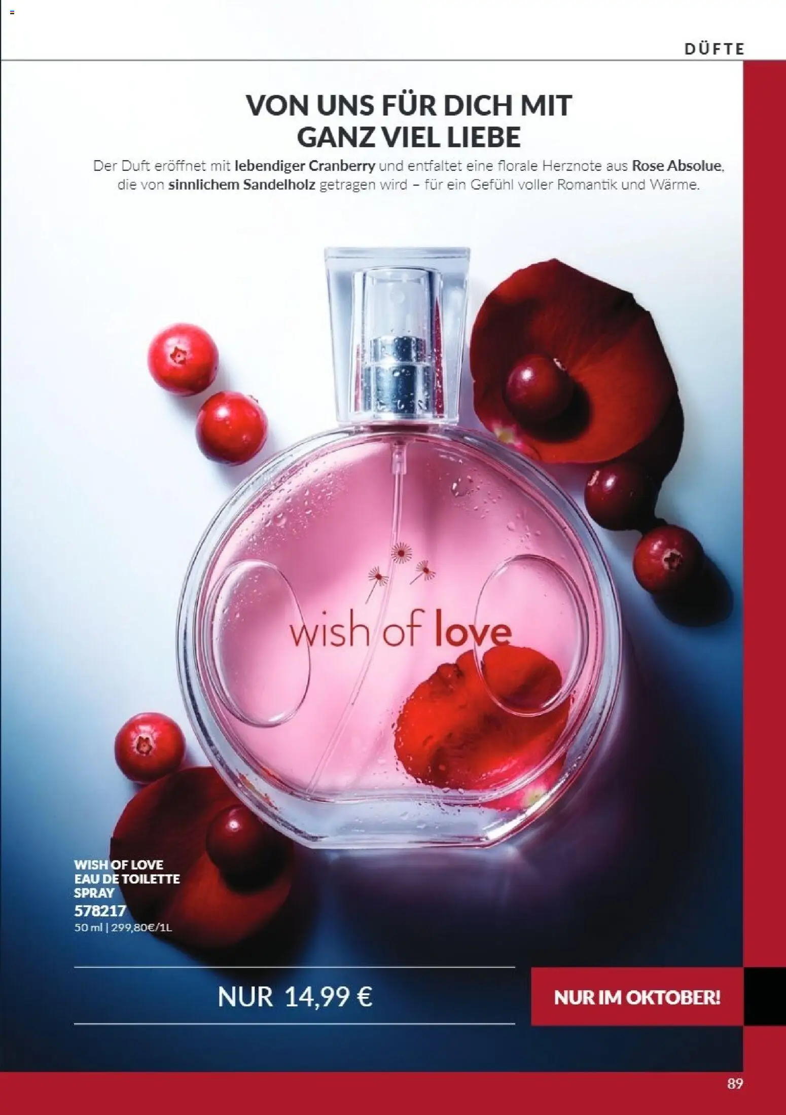 Vorschau von dem Prospekt des Geschäftes Avon, gültig ab dem 01.10.2026 - Toilette, Eau de Toilette, Duft