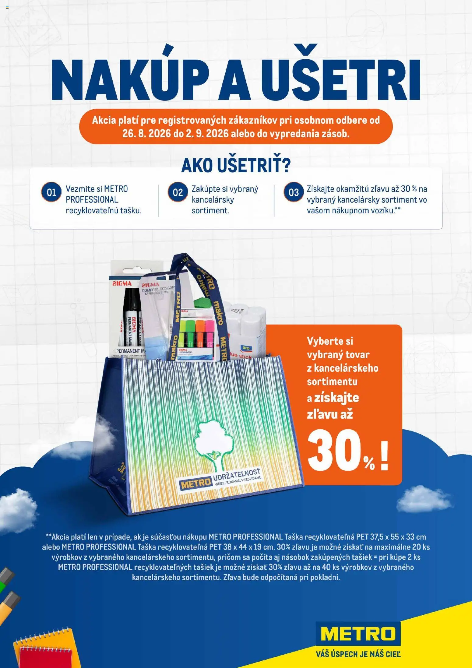 Náhľad Metro letáku platného od 26.08.2026