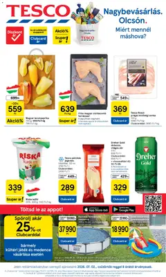 Tesco - Tesco aktuális akciós újság megtekintése, amely érvényes 2026.07.02.-től