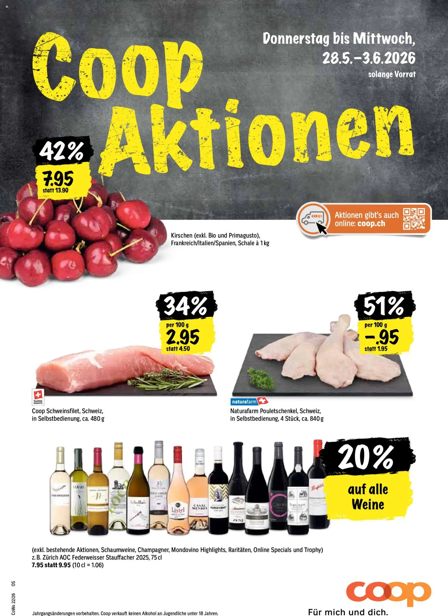 Vorschau des Merkblatts Coop aktionen vom Shop Coop gültig von 28.05.2026 bis 03.06.2026