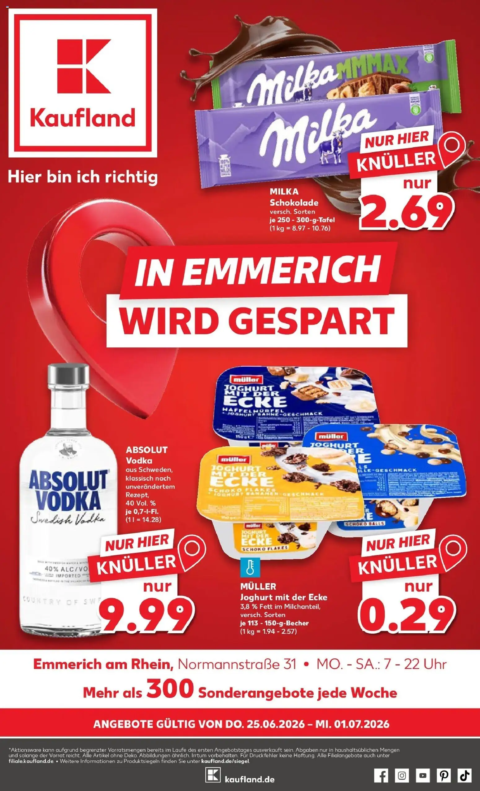 Vorschau von dem Prospekt des Geschäftes Kaufland, gültig ab dem 25.06.2026