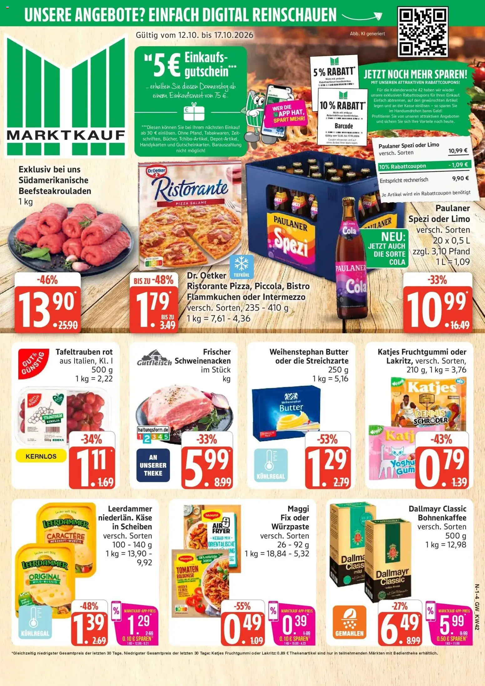 Vorschau von dem Prospekt des Geschäftes Marktkauf, gültig ab dem 12.10.2026