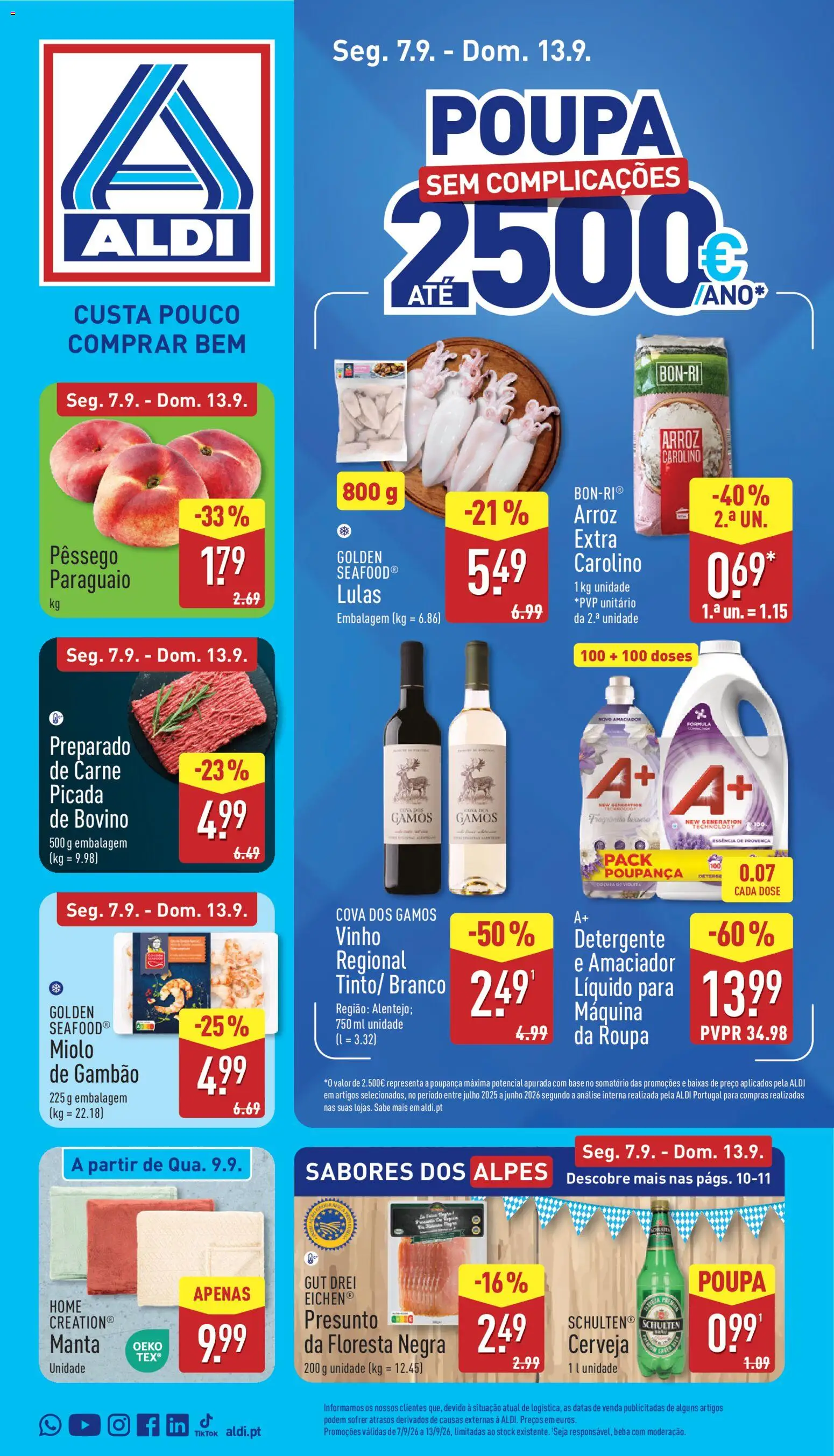 Pré-visualização do folheto da loja Aldi válida a partir de 07/09/2026
