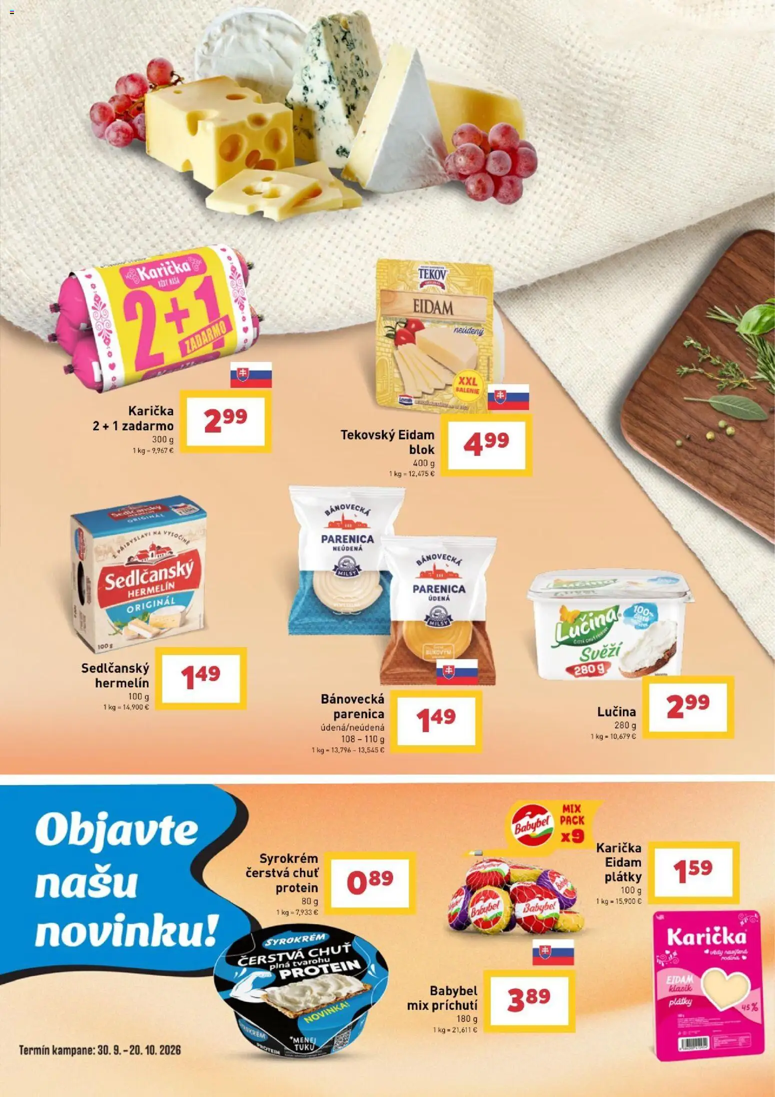Náhľad Billa letáku platného od 30.09.2026