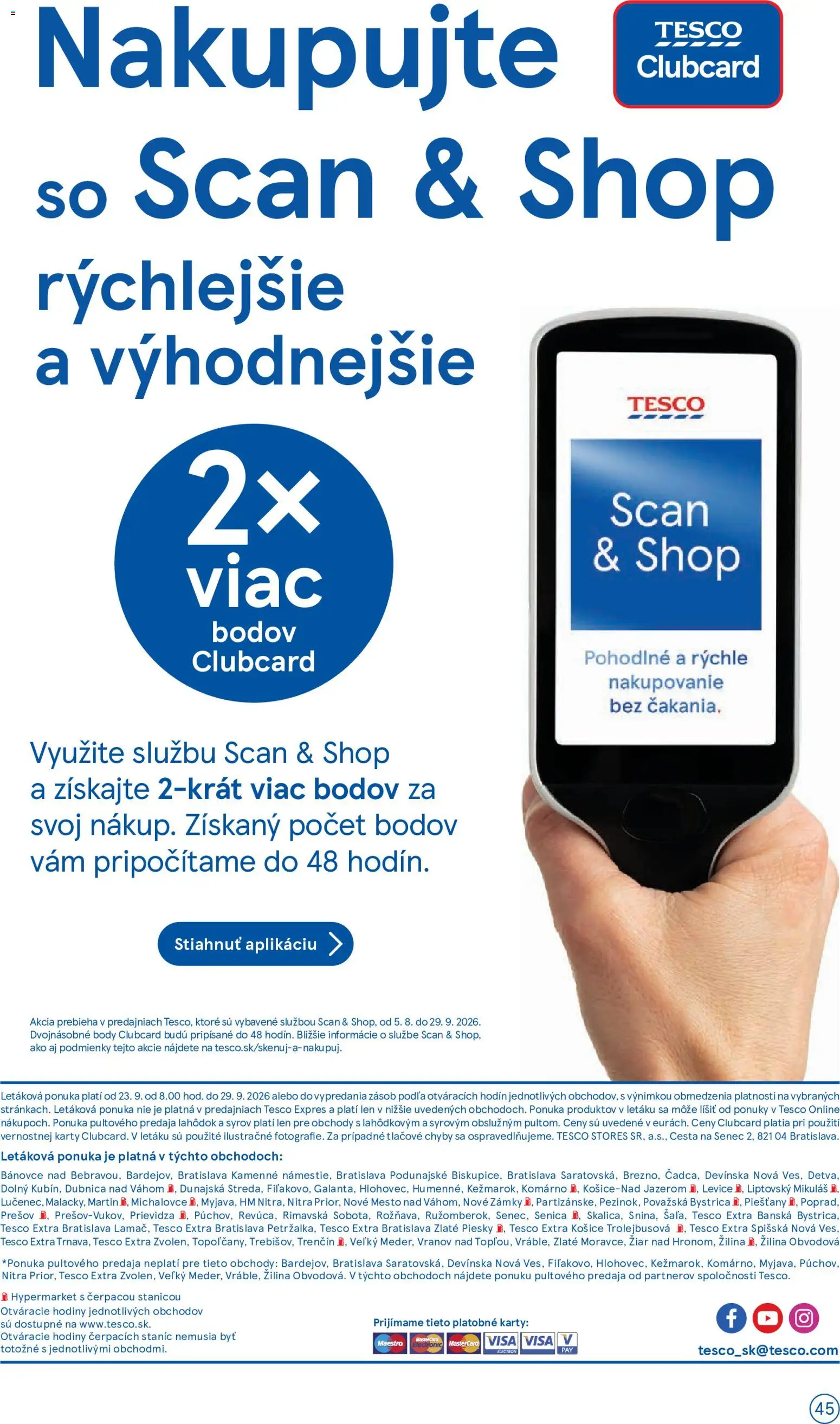 Náhľad Tesco letáku platného od 23.09.2026