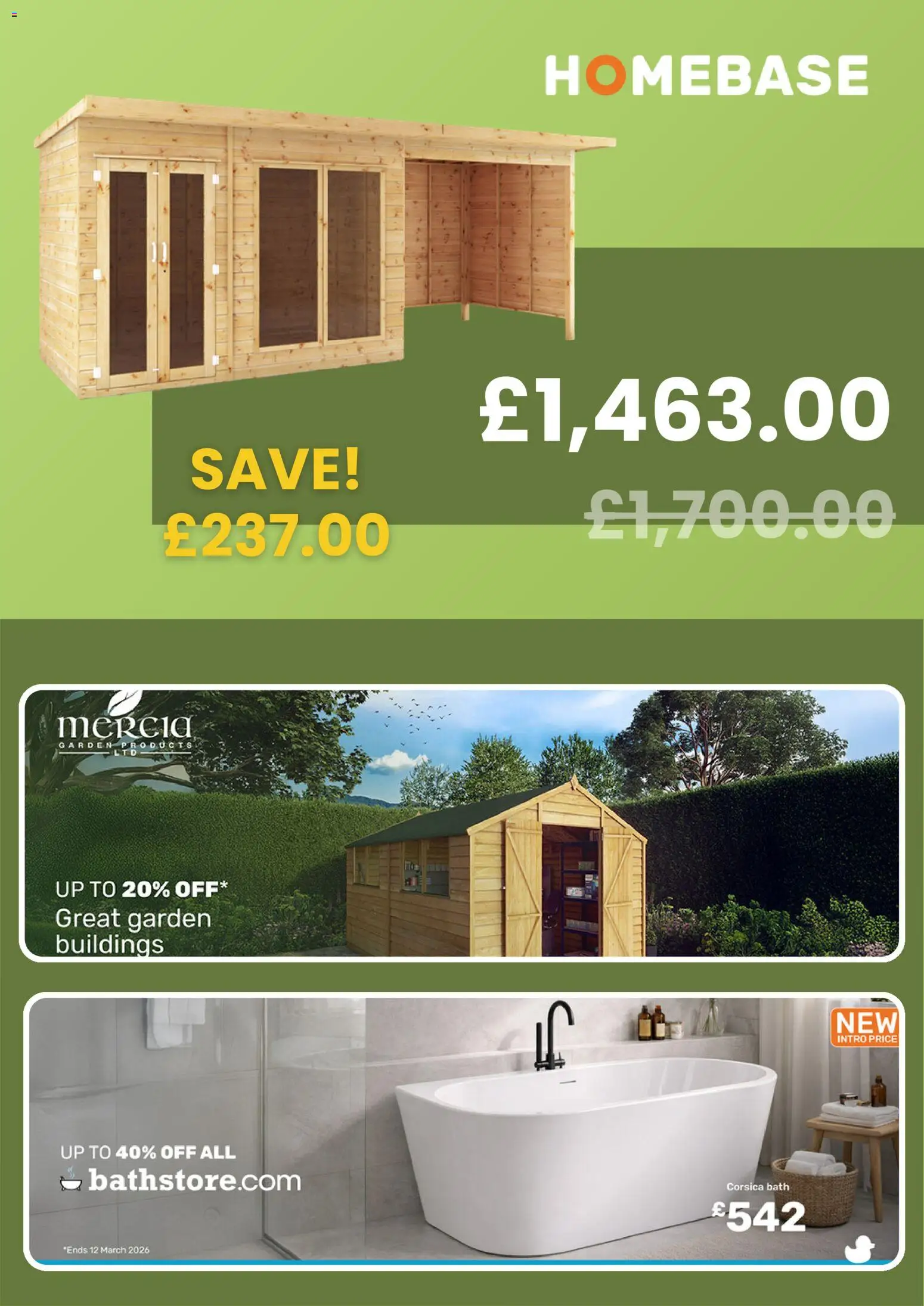 Preview of Homebase Homebase - Offers valid from 09/03/2026 - Bath