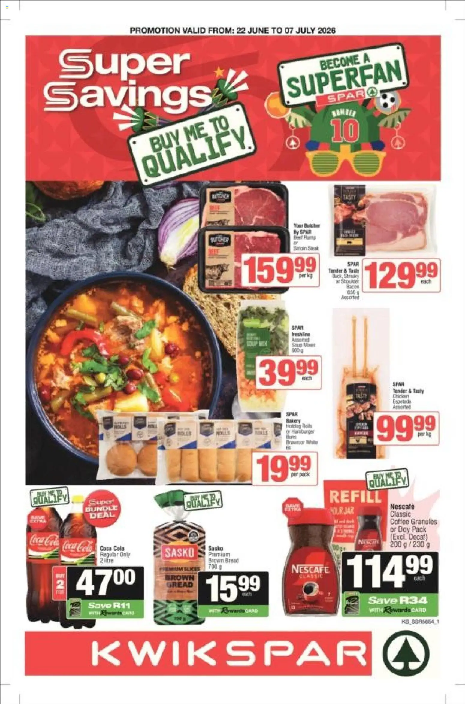 Preview of KWIKSPAR flyer valid from 22/06/2026