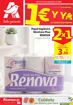 Vista previa del folleto de la tienda Alcampo válido desde el 10/09/2026 