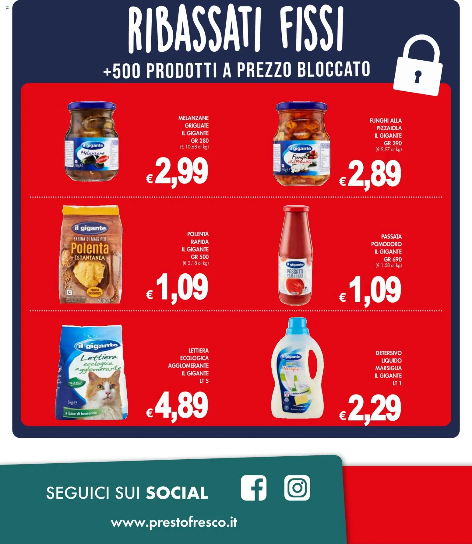 Anteprima dell'opuscolo Presto Fresco volantino dal negozio Presto Fresco valido da 26/10/2026